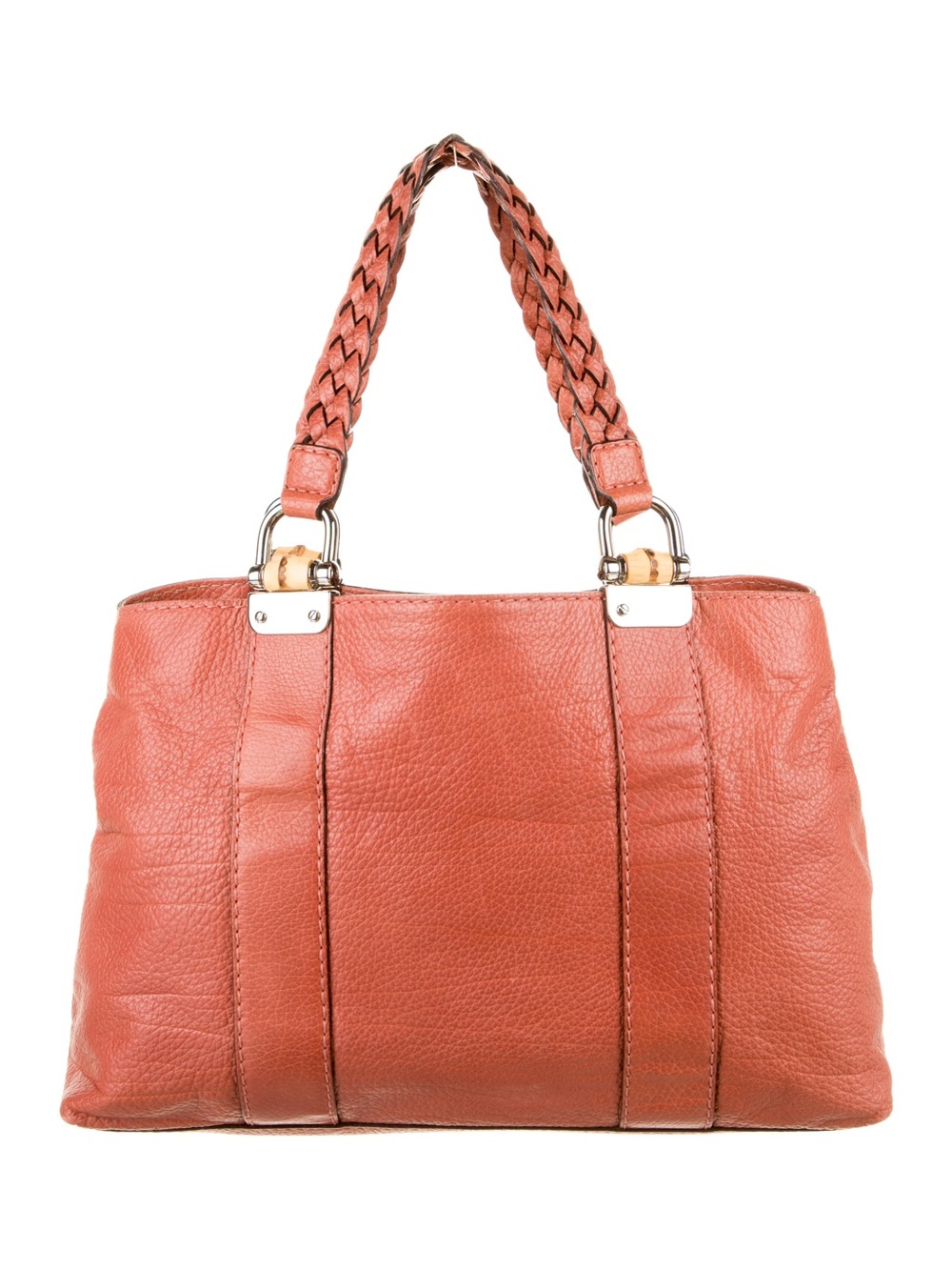 Gucci Libeccio Medium Bamboo Bar Tote Bag
